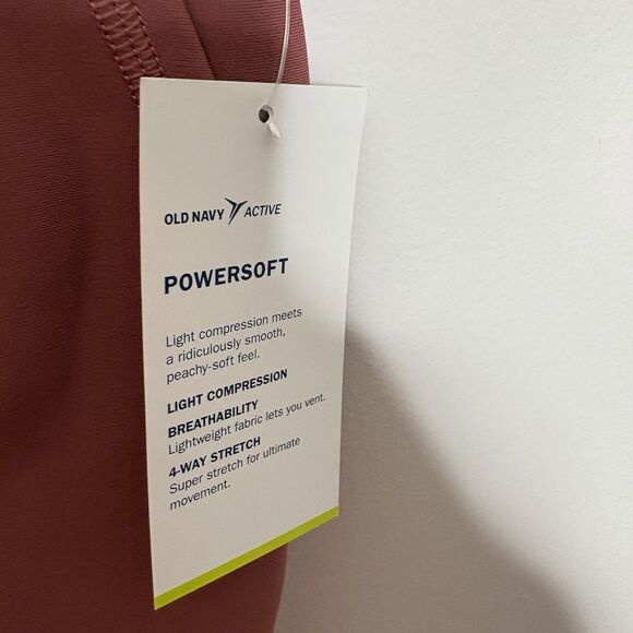 Old Navy Pink Mauve Light Compression High Rise Athletic Joggers Size XL New - Picture 3 of 8